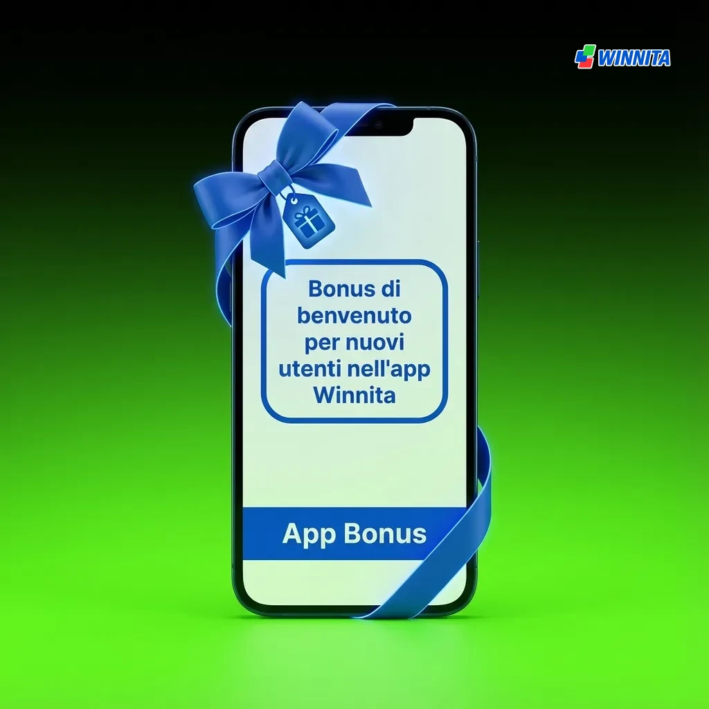 Winnita app welcome bonus screen showing Sports and Casino options with deposit match offers and free bets