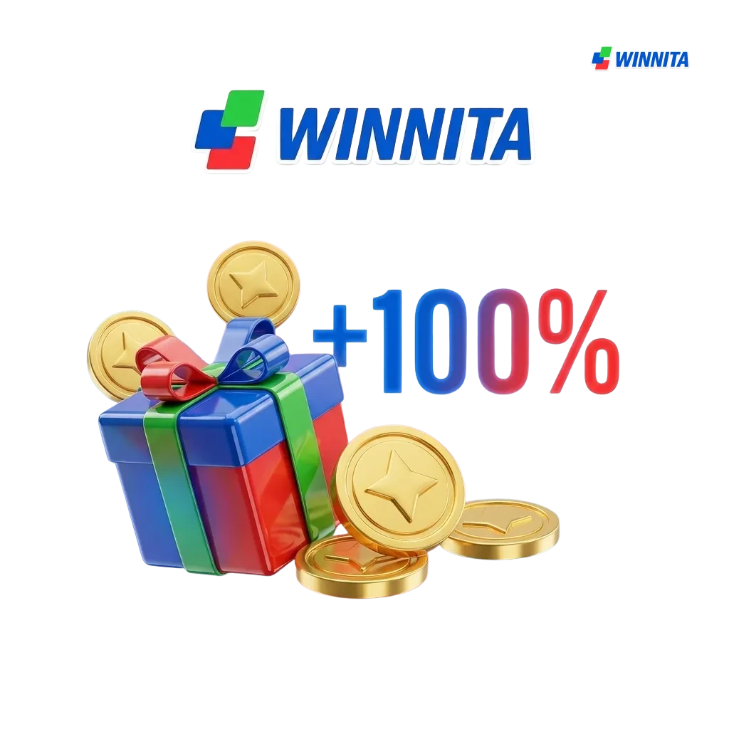 Winnita casino bonus in Italia: fino a 1.500€ e 300 giri gratuiti per nuovi giocatori su slot e scommesse sportive.