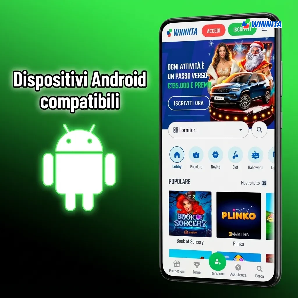 Lista di smartphone Android compatibili con l'app, inclusi modelli Samsung Galaxy, Xiaomi, Google Pixel e altri