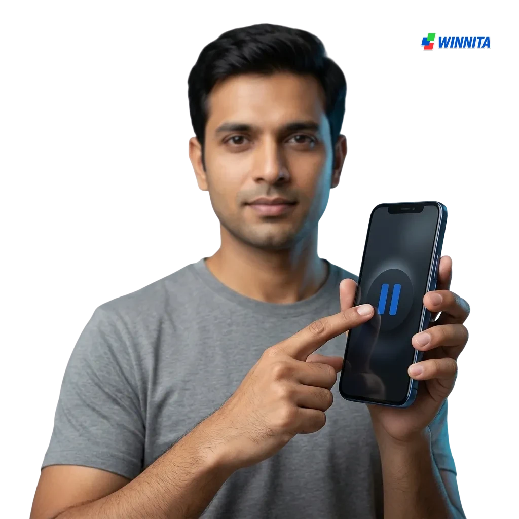 Winnita logo con simboli di sicurezza e protezione per il gioco responsabile in Italia